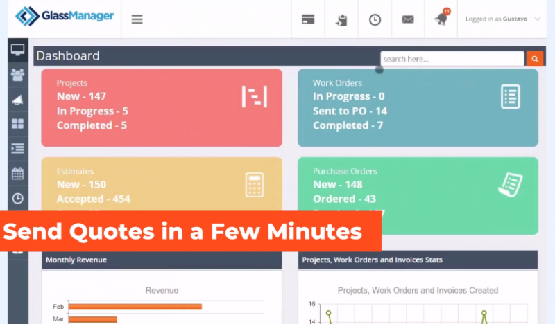 GlassManager Dashboard